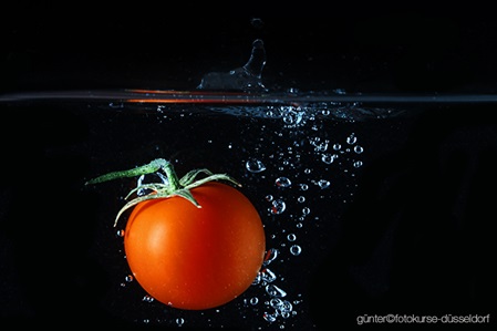 Makrofotografie - Die Tomate im richtigen Licht setzen -Fotokurse Düsseldorf